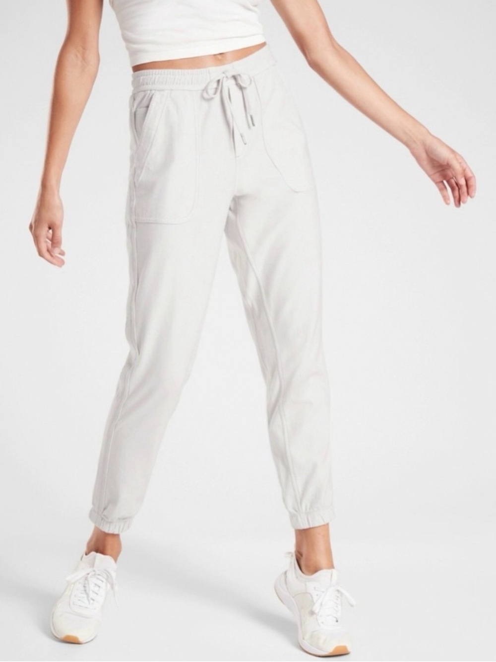 Athleta Farfallon Joggers - beige